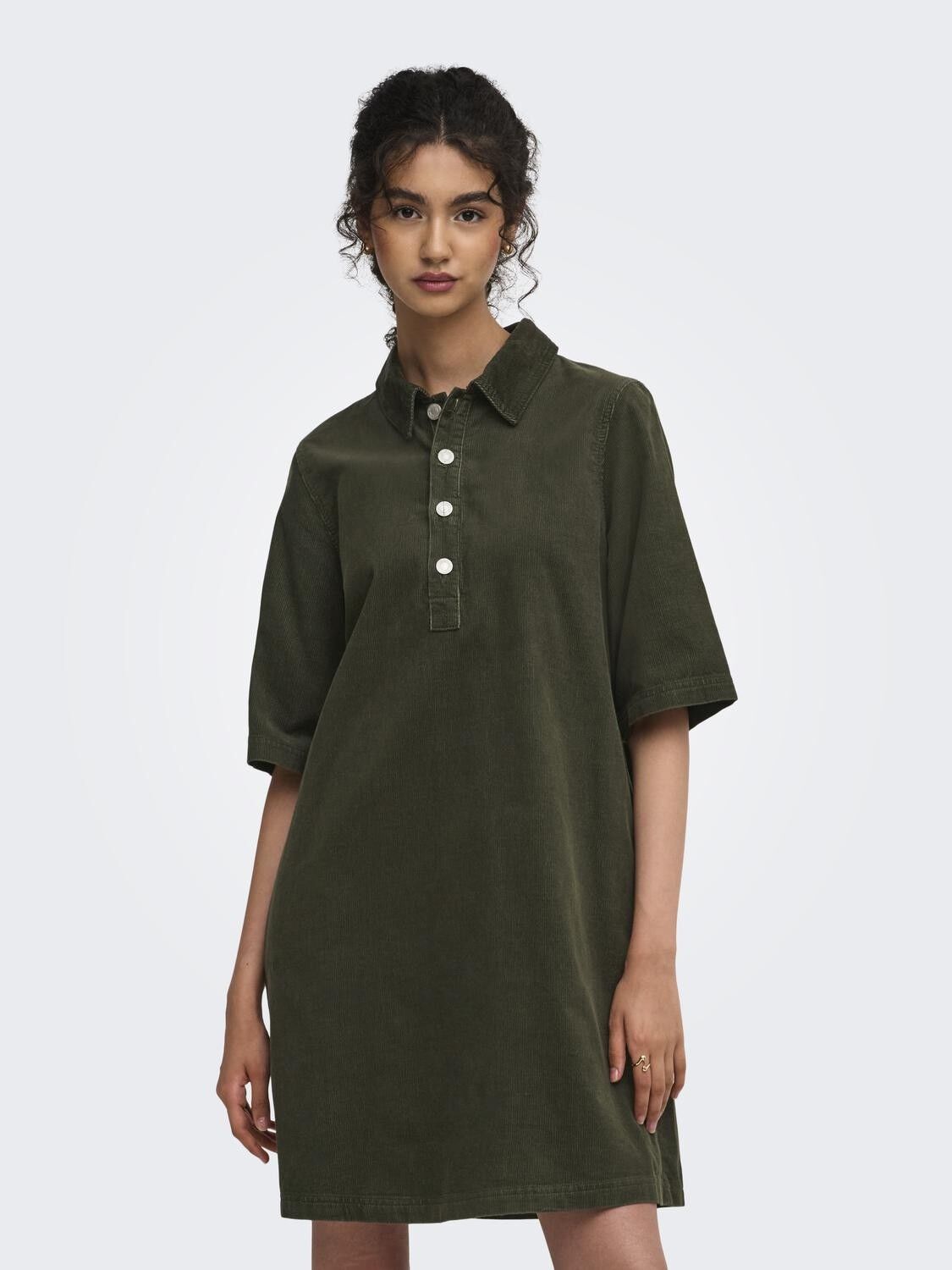 Onlgry-Nessa S/S Cord Dress Pnt
