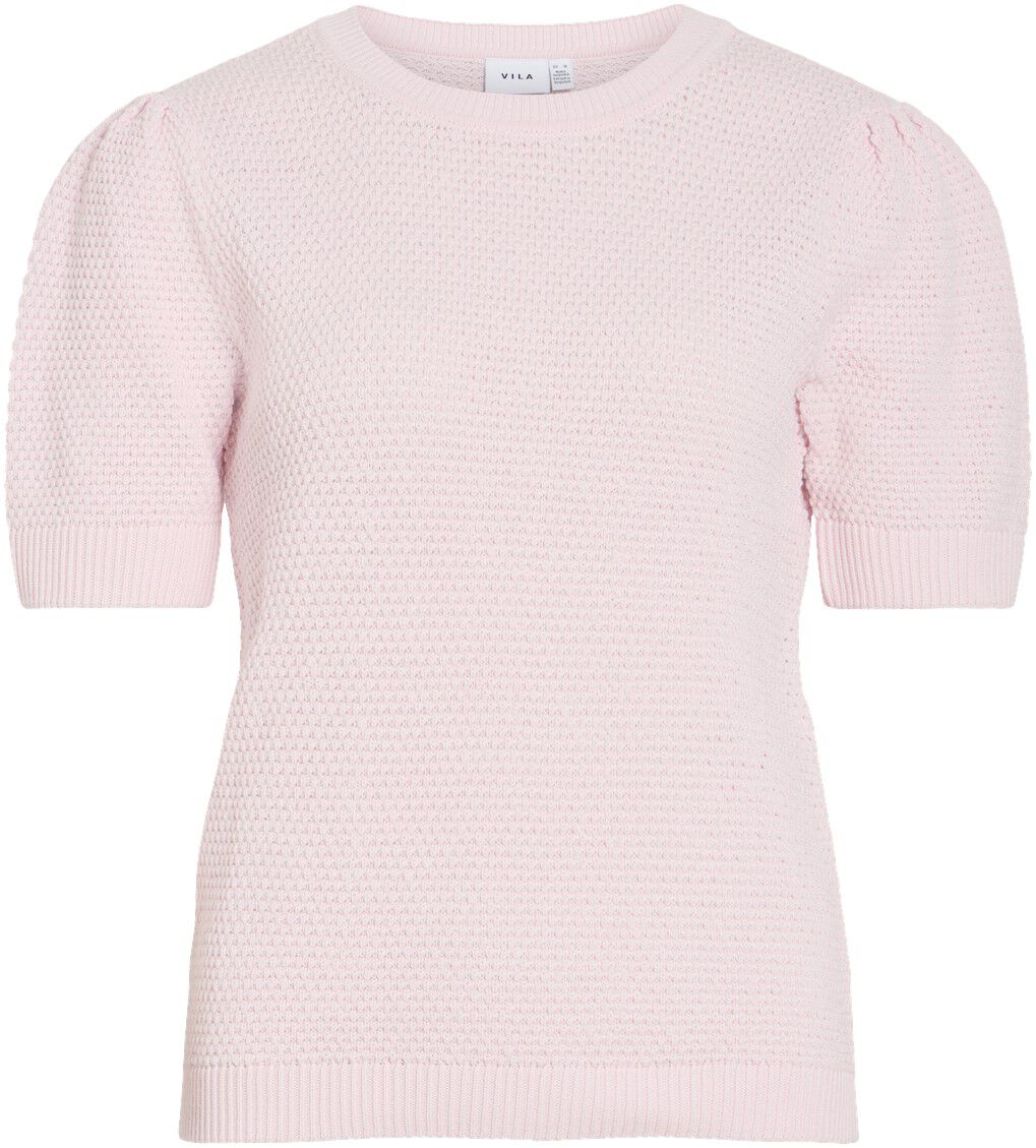 VIDALO O-NECK S/S KNIT TOP - NOOS