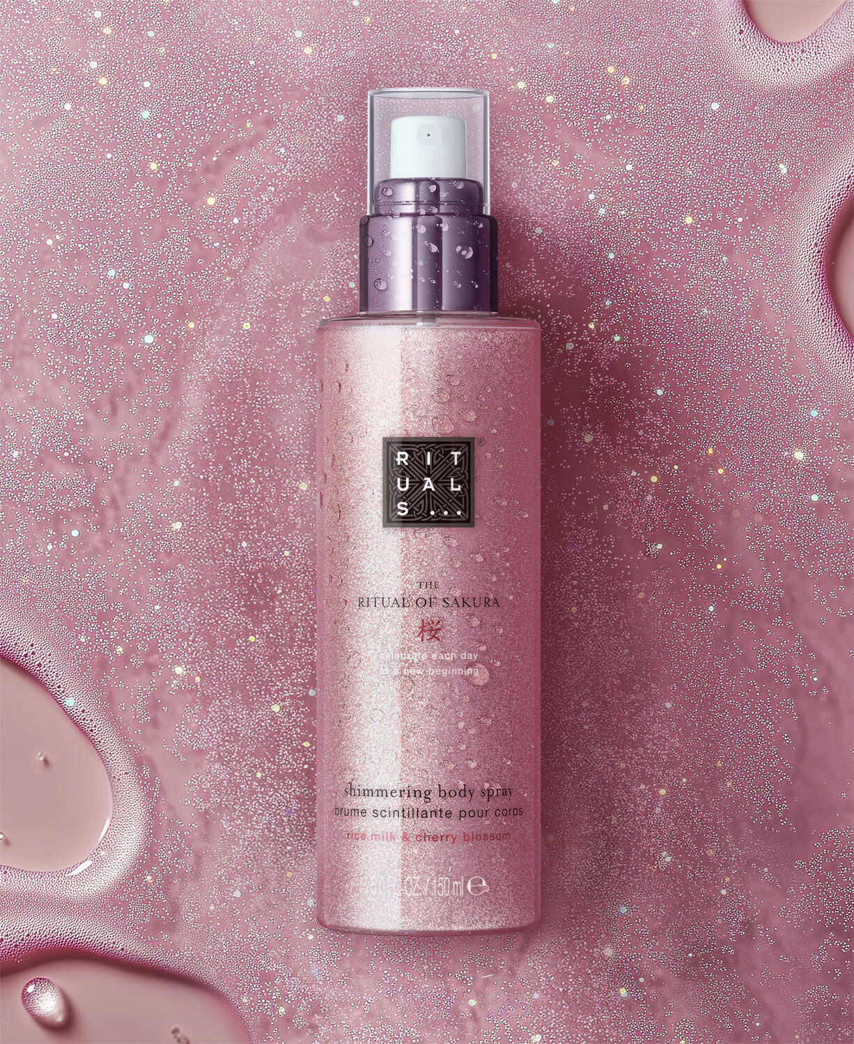 The Ritual of Sakura Shimmering Body Spray 150ml