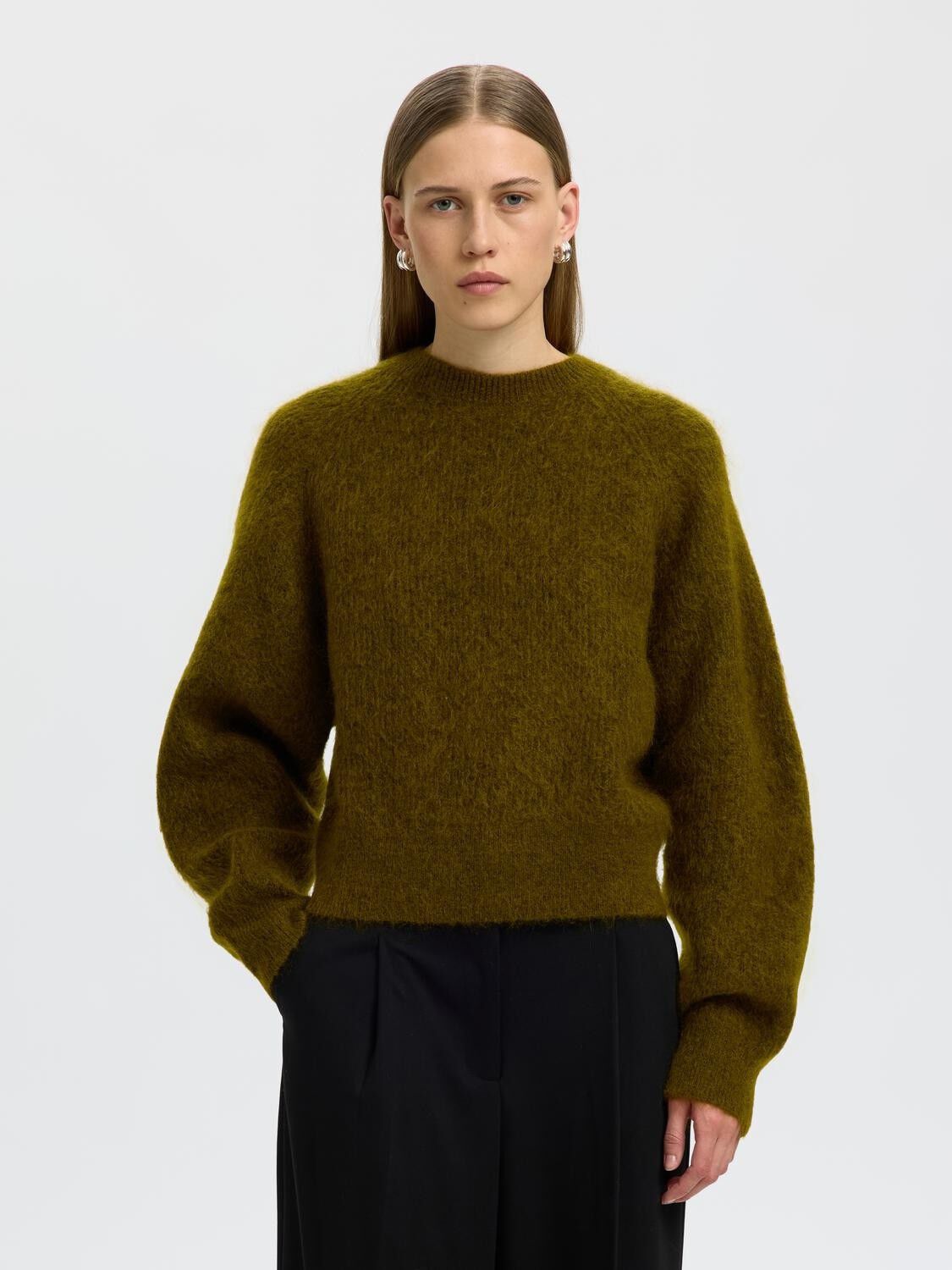 Slwmira Ls Knit Short O-Neck Noos