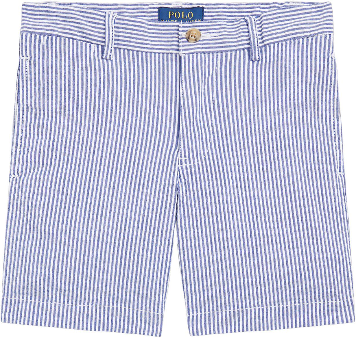 Stretch Cotton Seersucker Short
