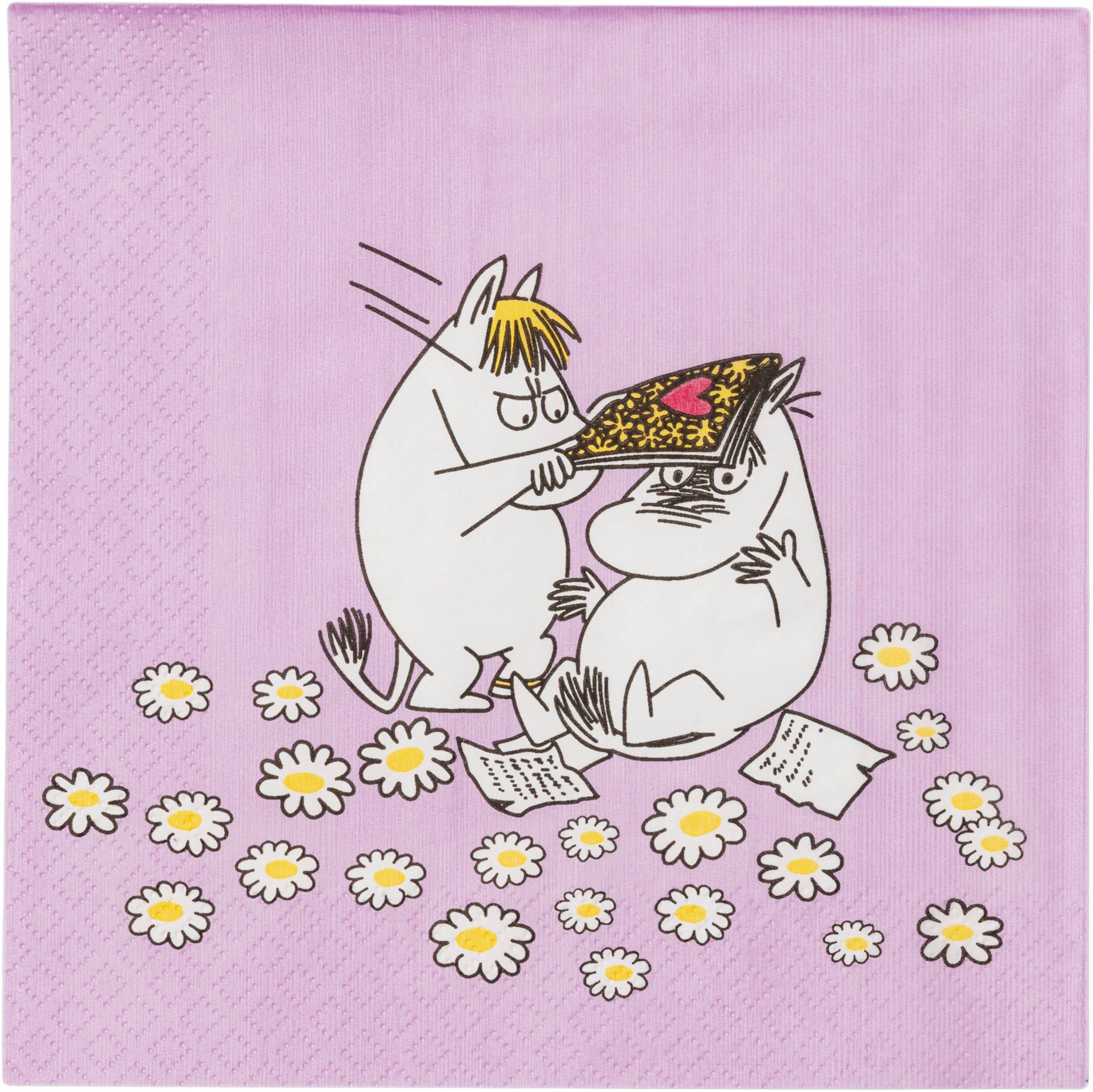 Moomin paper napkin 33cm Sweethearts