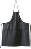 Klassisk 100% læder Forklæde SORT