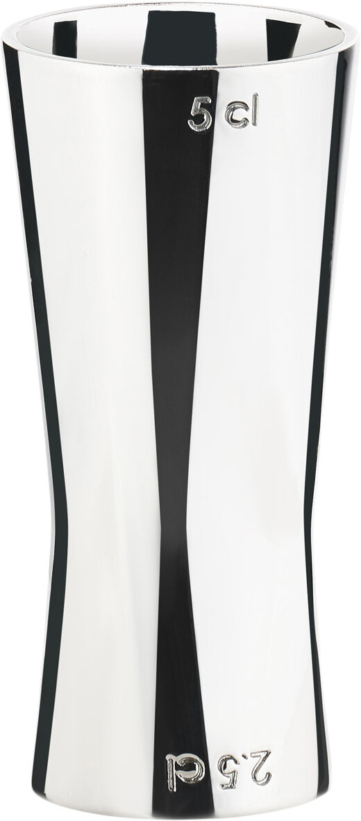 Jigger Rocks 2,5/5 cl Polished Steel