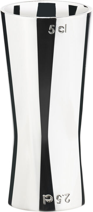 Jigger Rocks 2,5/5 cl Polished Steel