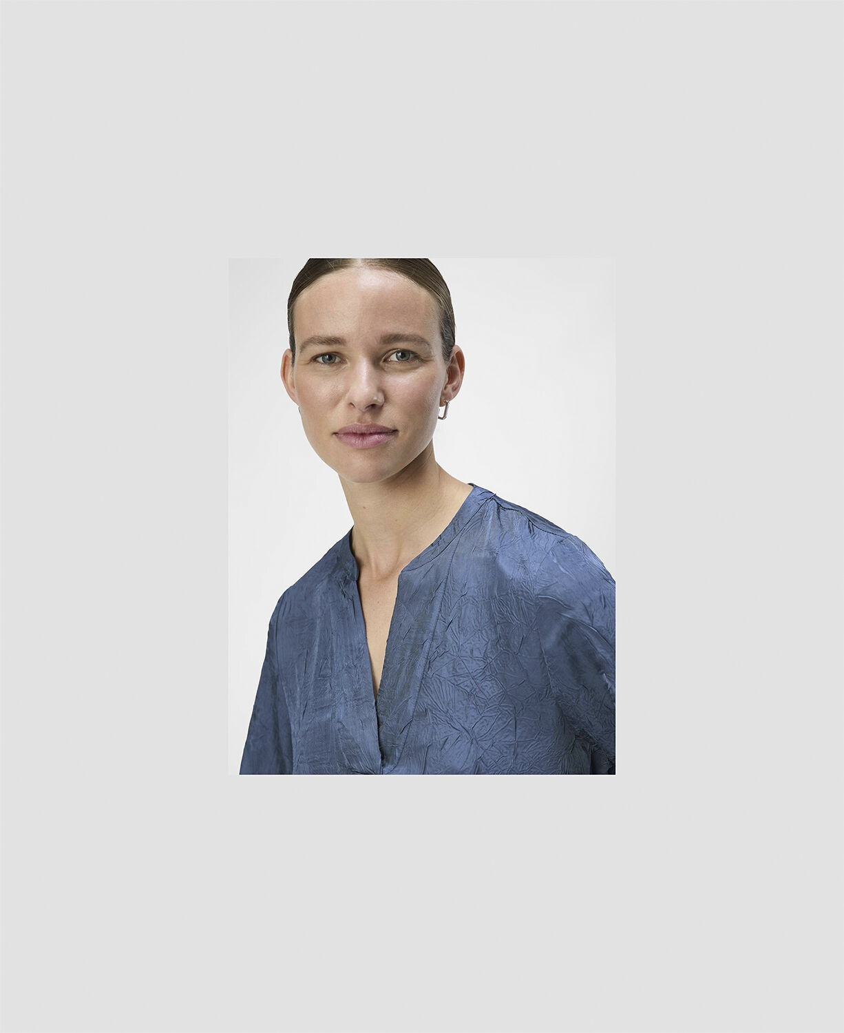 OBJJOHNSON RE L/S V-NECK TOP NOOS