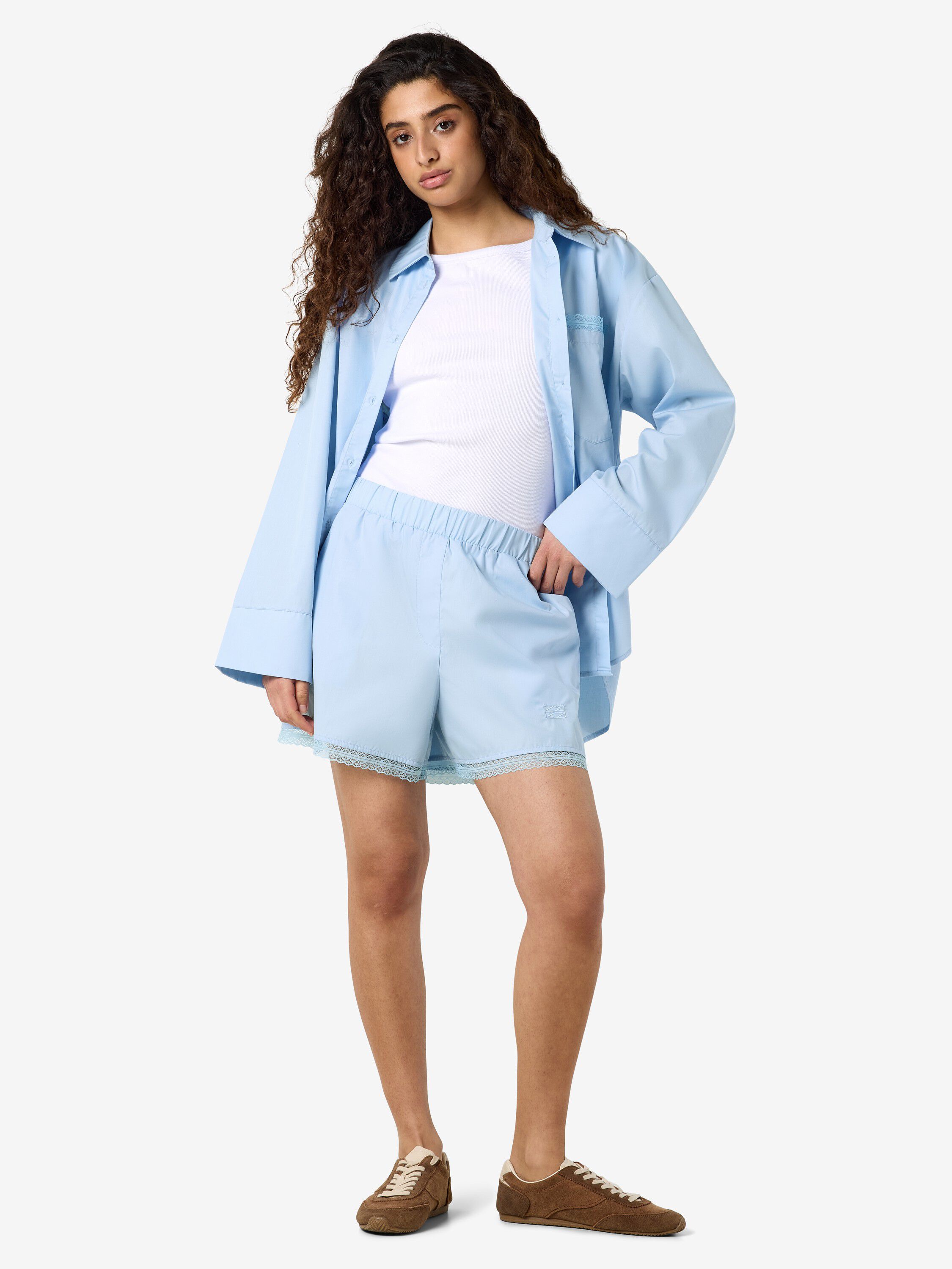 Nmfrida Mw Lace Shorts Tnt/17