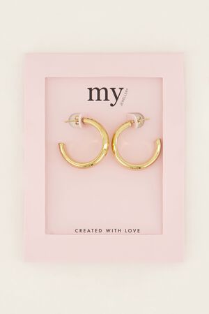 Small hoop earrings