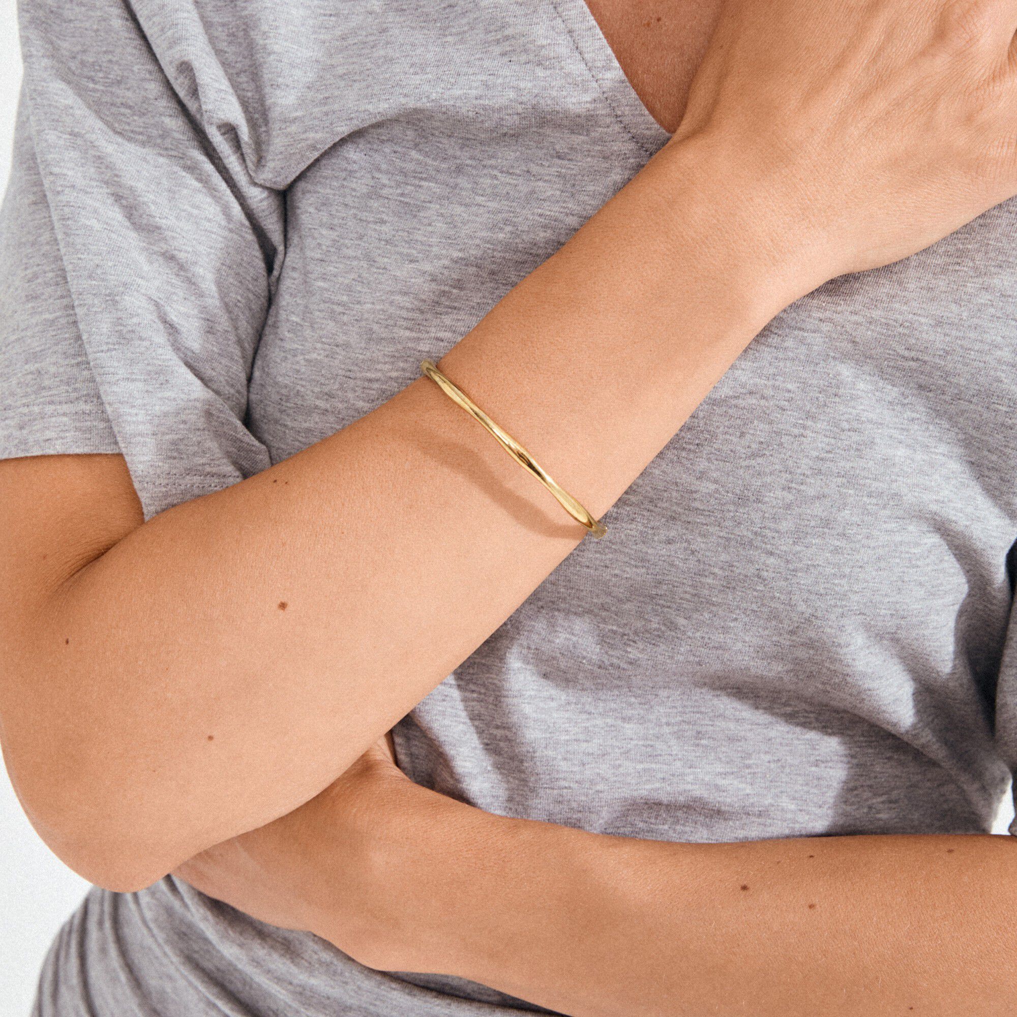 HAZE bangle gold-plated