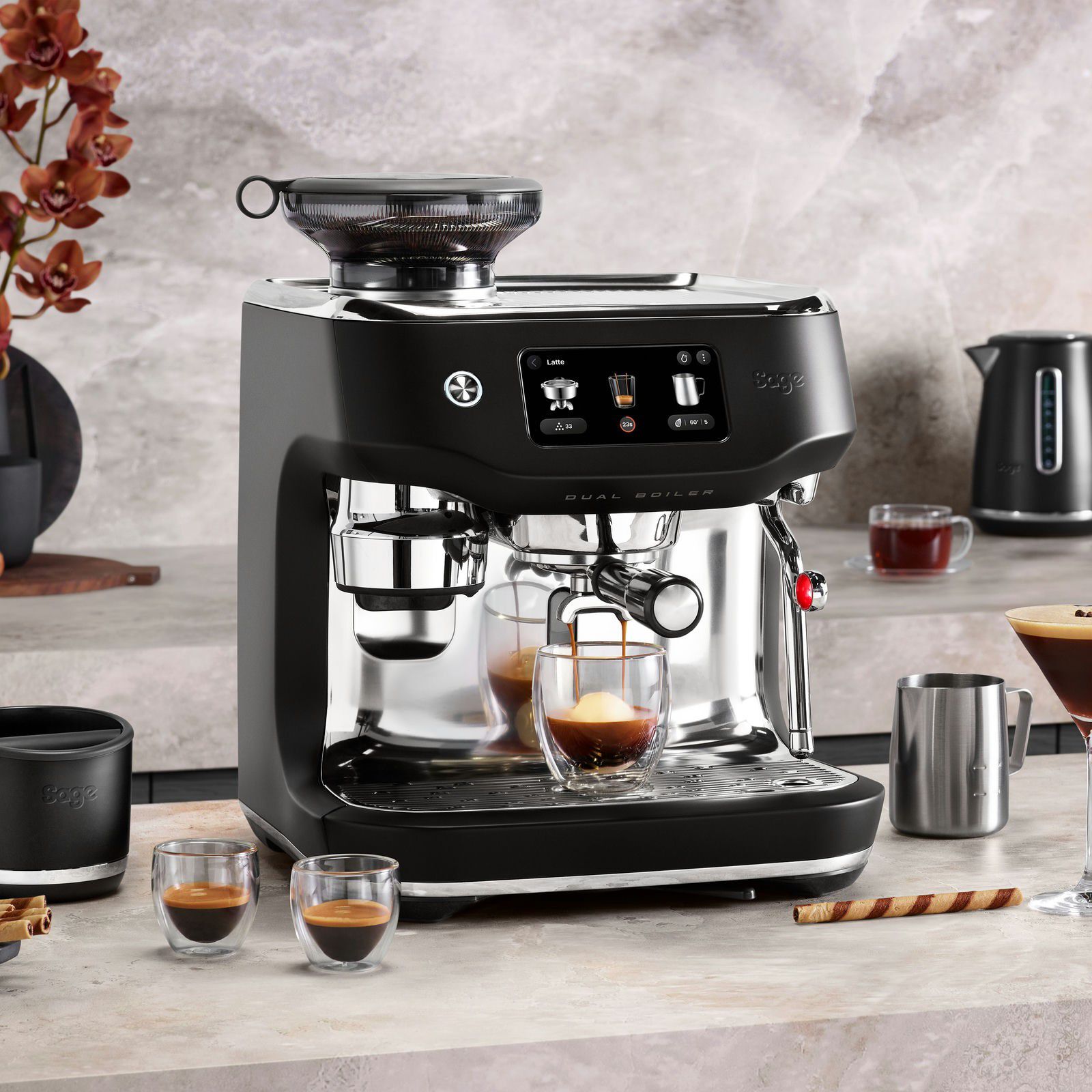 Sage SES 995 BTR Oracle Dual Boiler Espresso machine Black T