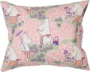 Moomin pllwcs 50x70 Rose Garden GOTS