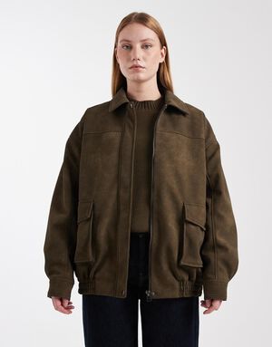 TSTILDE COATED BOMBER JACKET OTW