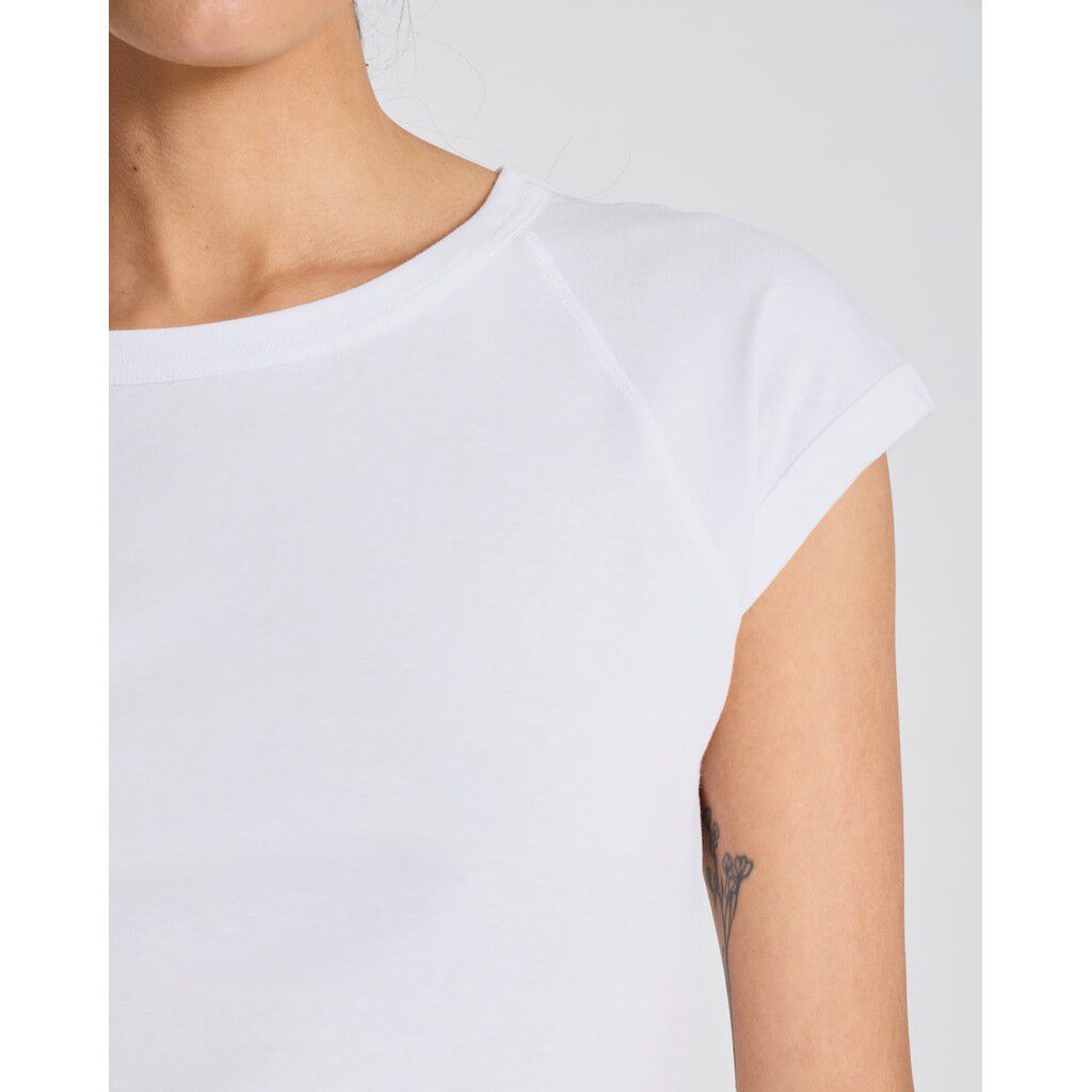 Malou S/S Cotton 1x1 Rib Tee GOTS
