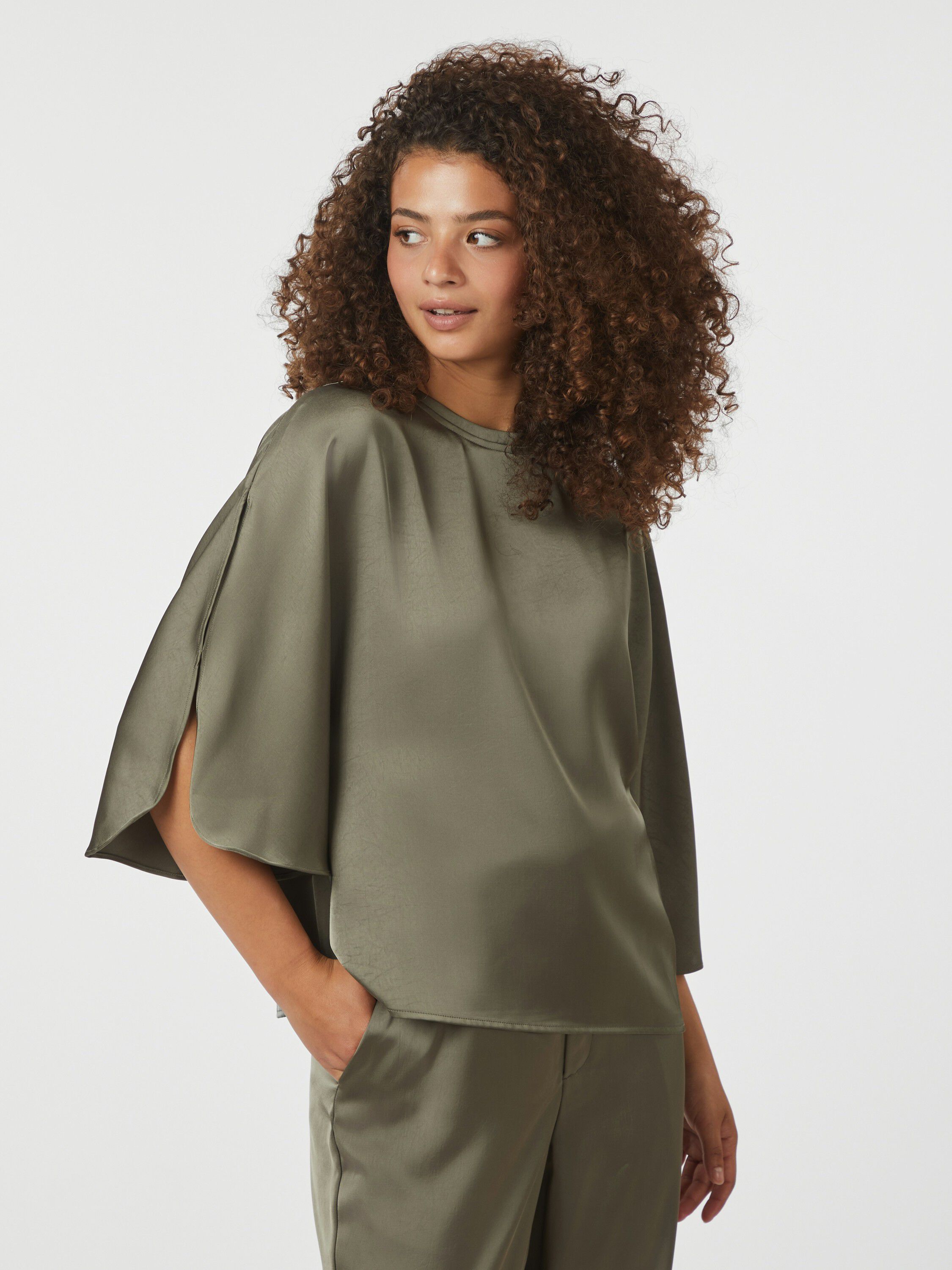 Liora Heavy Sateen Blouse