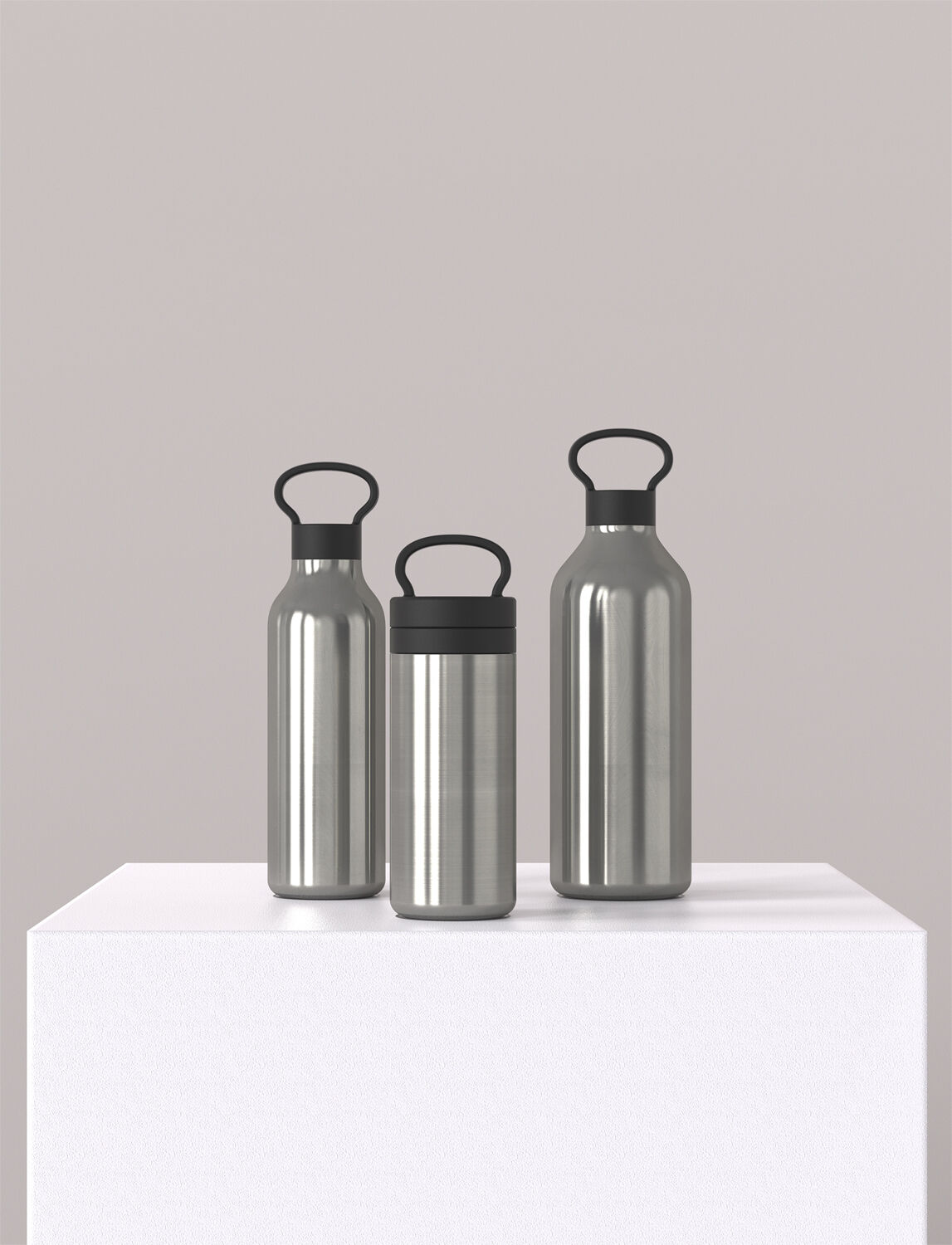 Tabi termoflaske 1 l. steel