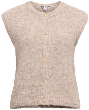 OBJSAGGIA RE KNIT VEST CARDIGAN NOO