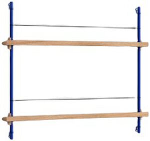 Box set, Magazine Shelving MS.65. 1, Oak shelves, Deep Blue l