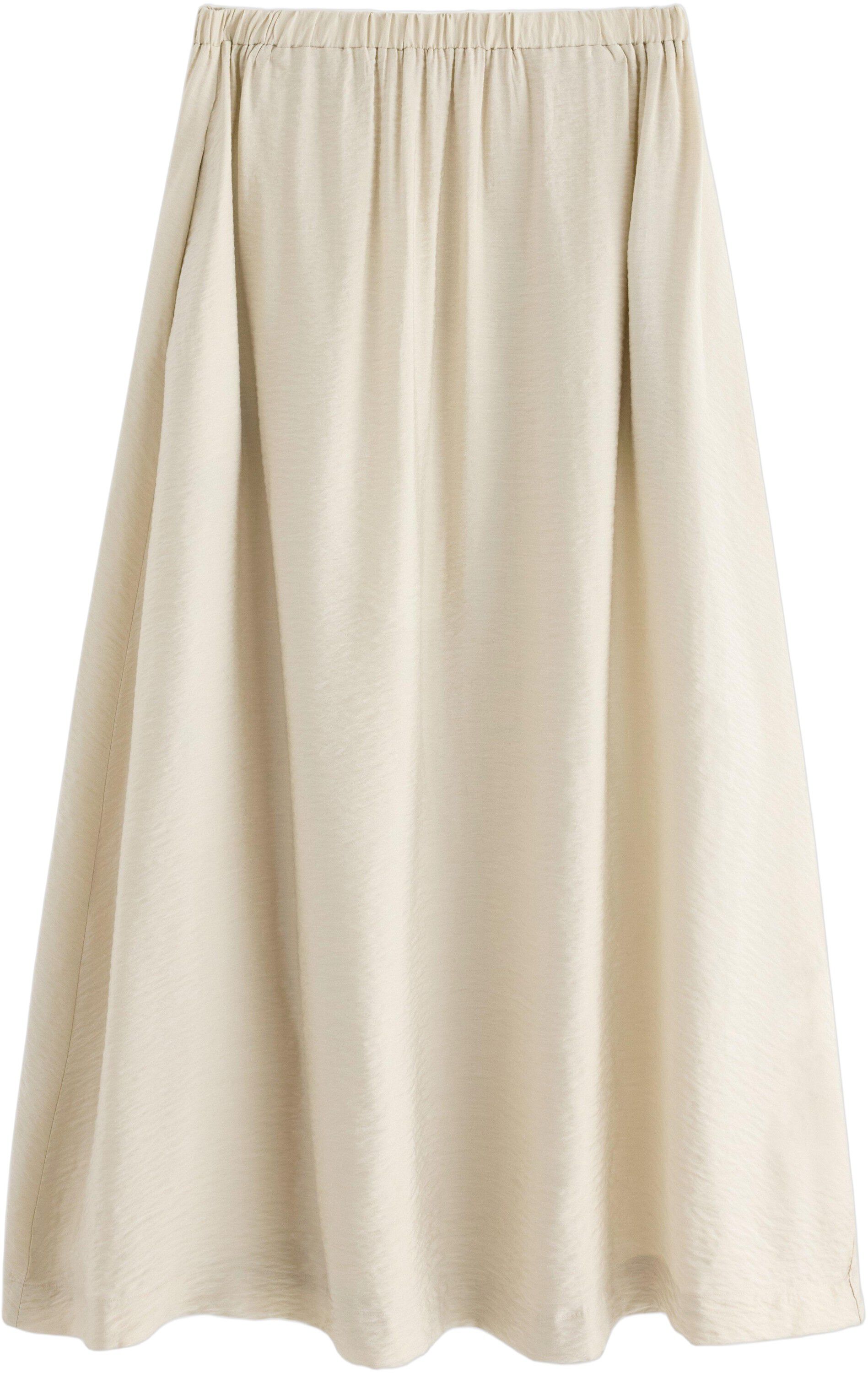 Woven maxi skirt in viscose with a