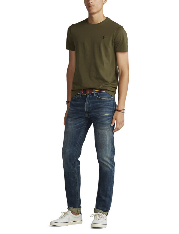 Custom Slim Fit Jersey Crewneck T-Shirt