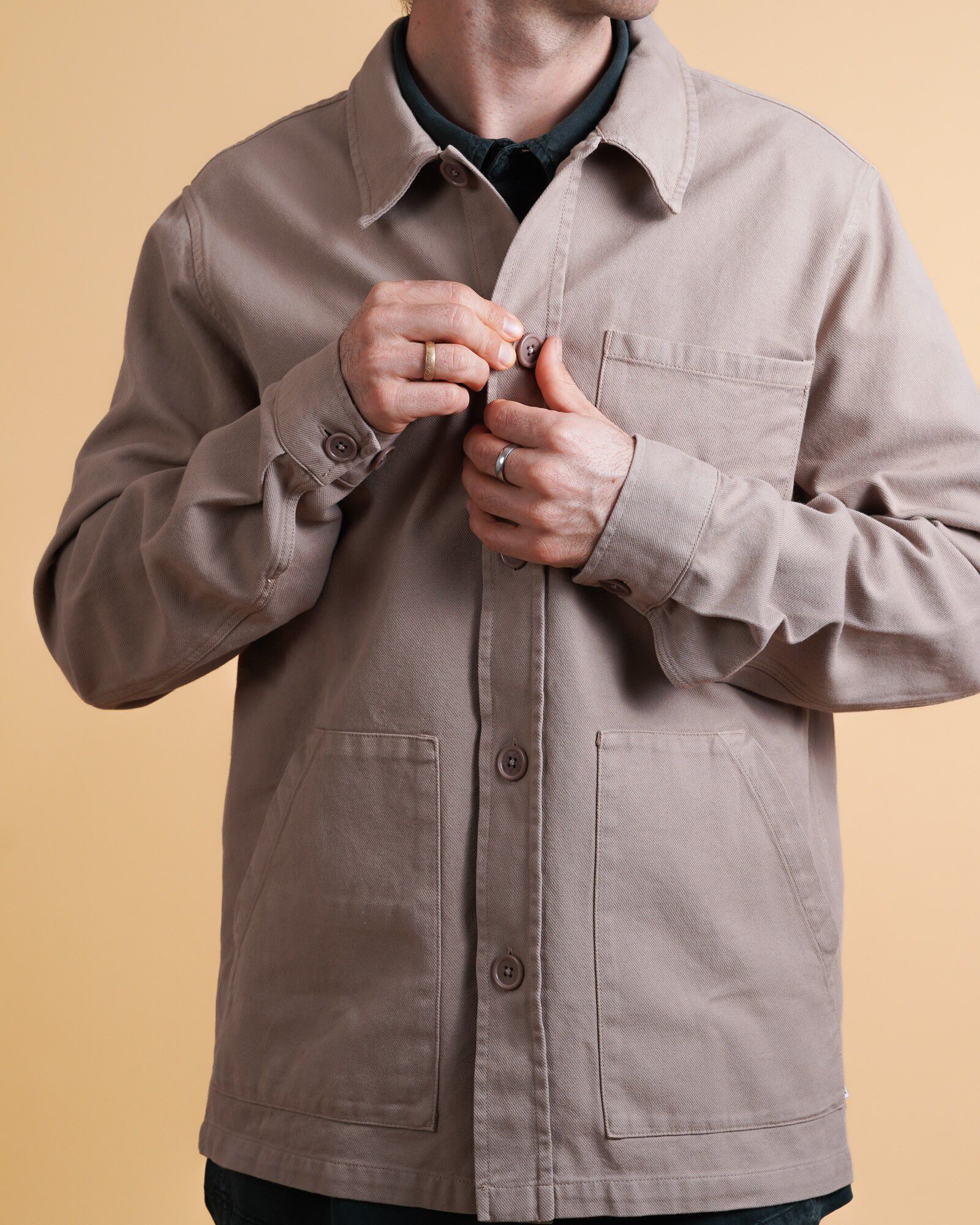 TWILL MEN'S OVERSHIRT