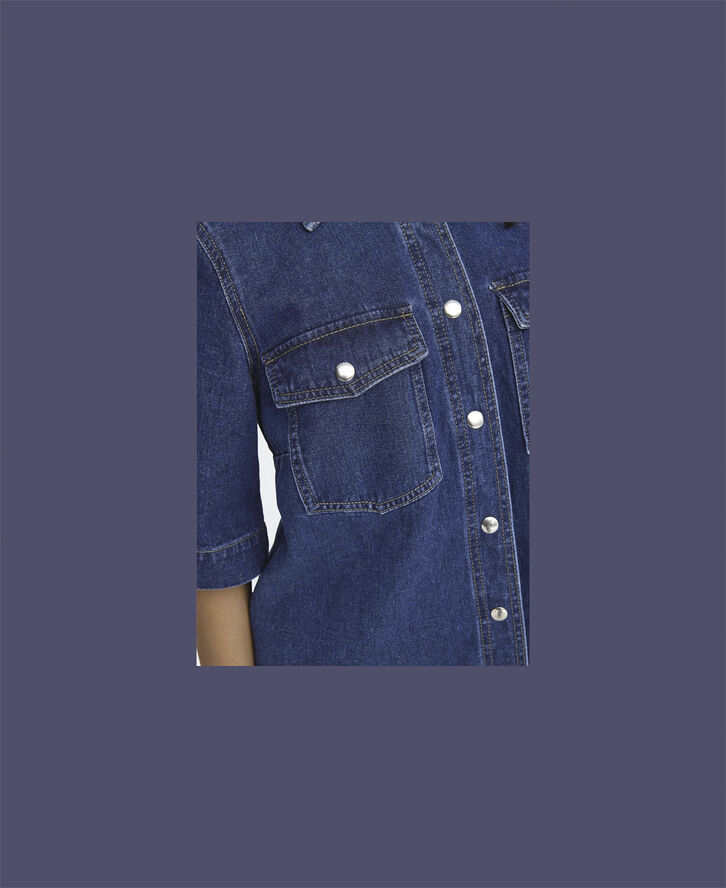 ONLBELLE S/S BUTTON DRESS DNM GUA N