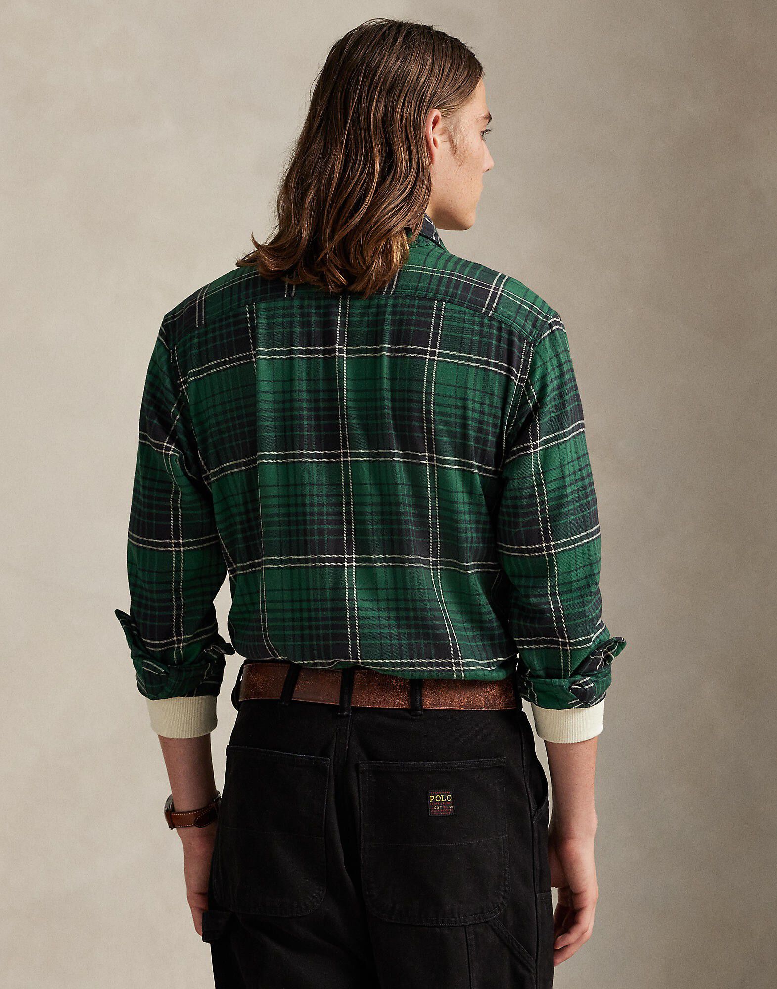 Classic Fit Plaid Performance Workshirt