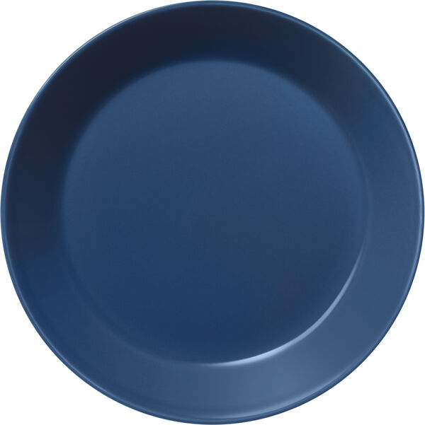 Teema 17 cm tallerken vintage blå