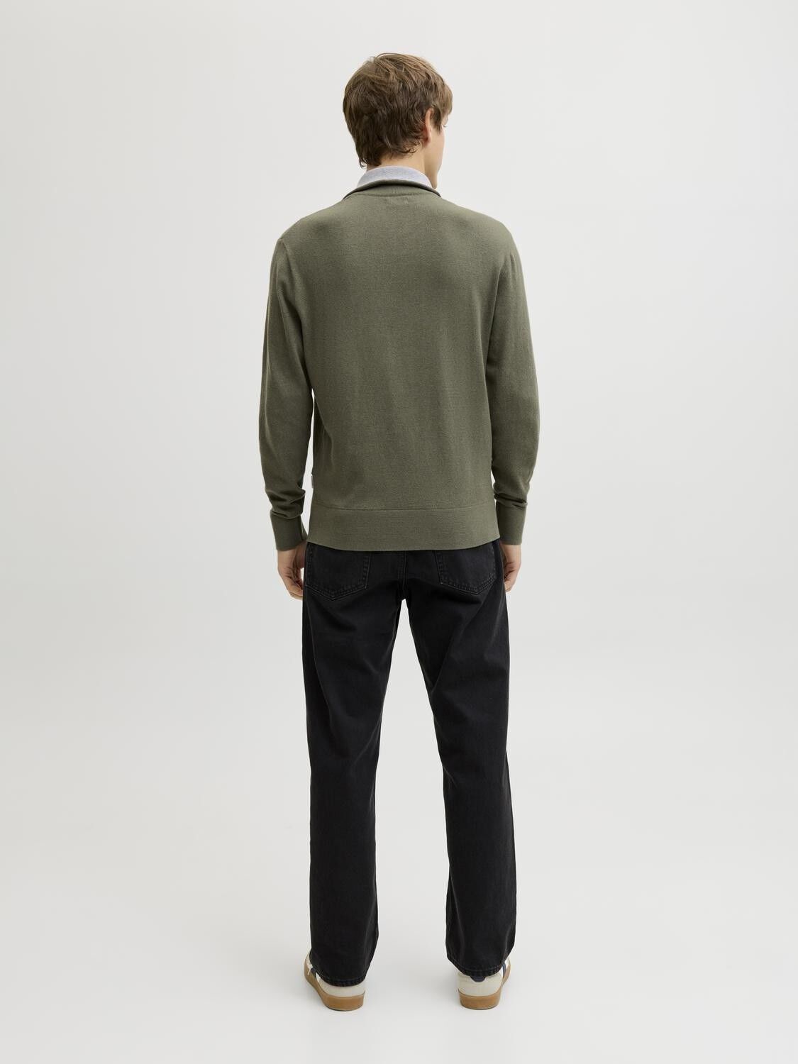 JREBBEATON KNIT HALF ZIP