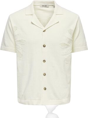 ONSJAM LIFE REG SS SHIRT KNIT