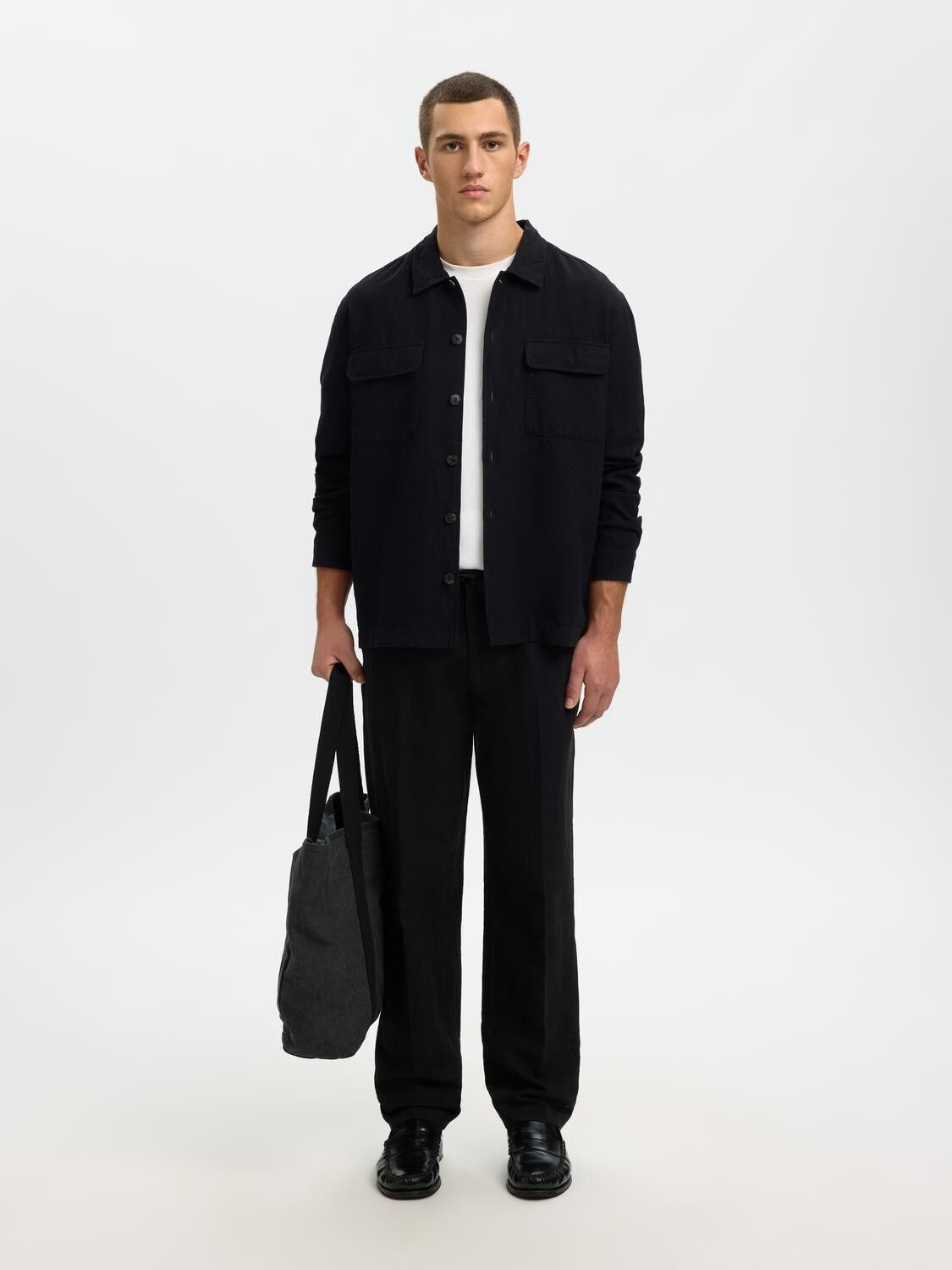 Slh196-Straight Leroy Linen Bld Pnt Noos