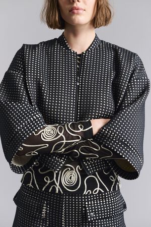 Scuba tiles bomber jakke