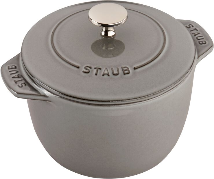La Cocotte Ris Cocotte 16 cm / 1,75 l, Rund, Grafitgrå, Støb