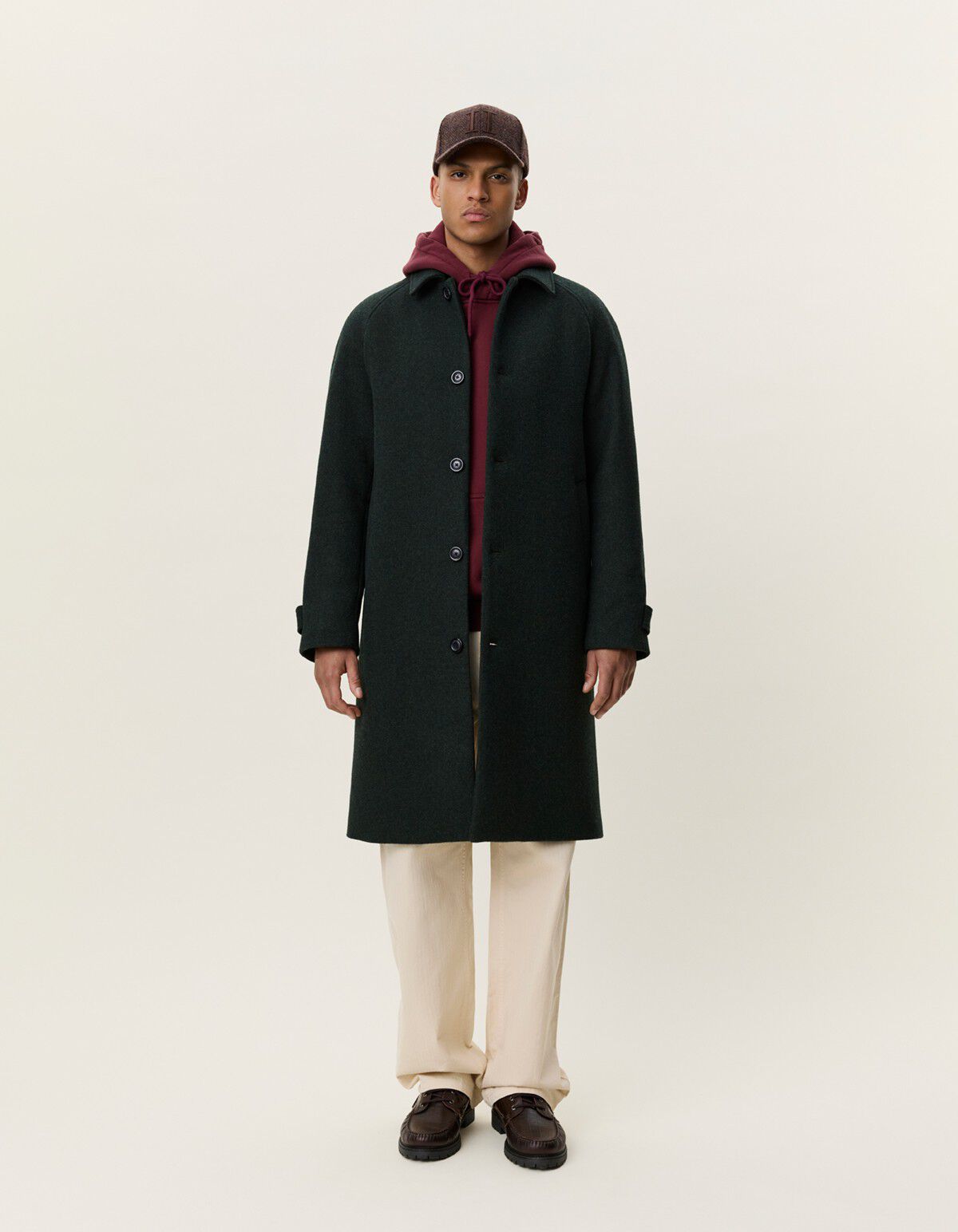 Solid Wool Coat