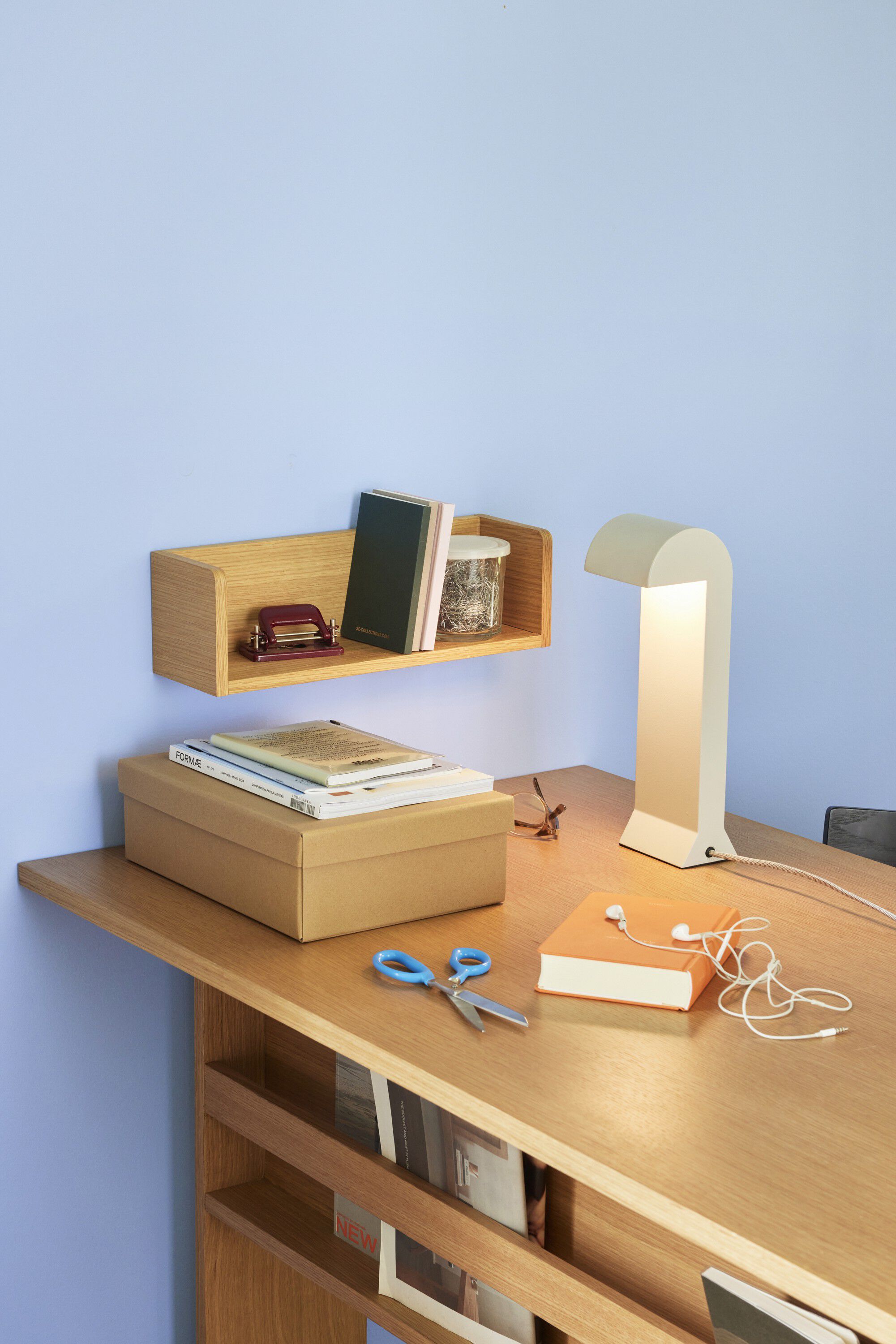 Soothe Bordlampe Lysegr&aring;