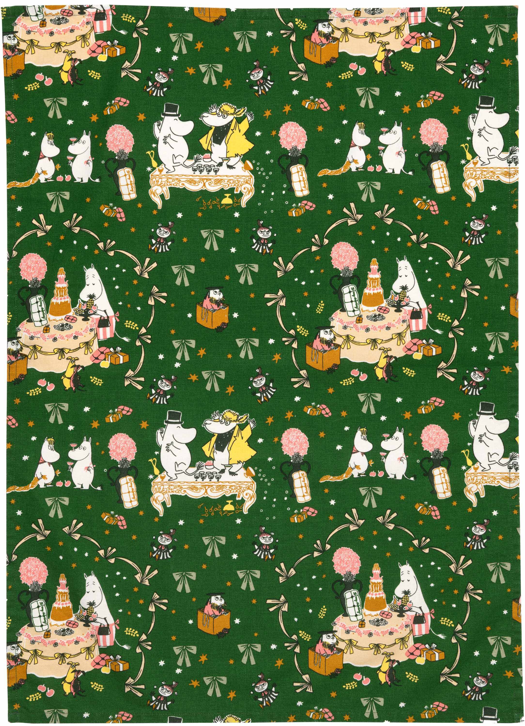 Moomin viskestykke 50x70 Gift of love, GOTS
