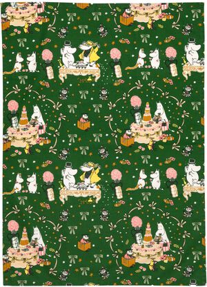 Moomin viskestykke 50x70 Gift of love, GOTS