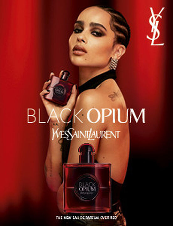Black Opium Eau de Parfum Over Red