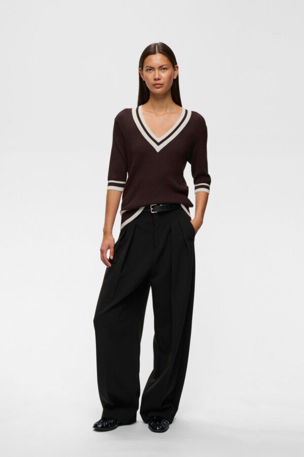 LeenahIW V-Neck Blouse