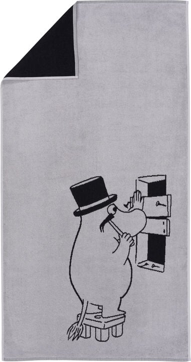 Mumi håndklæde, mumifar, grå