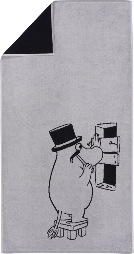 Mumi håndklæde, mumifar, grå