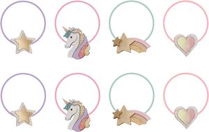 Mimi & Lula - 8 h&aring;relastikker - Mini Dreamy My Little Unicor