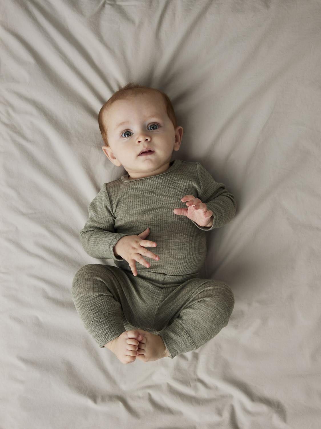 NBNWAX WOOL RIB LEGGING NOOS