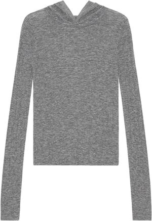 Hooded Merino Wool Shirt