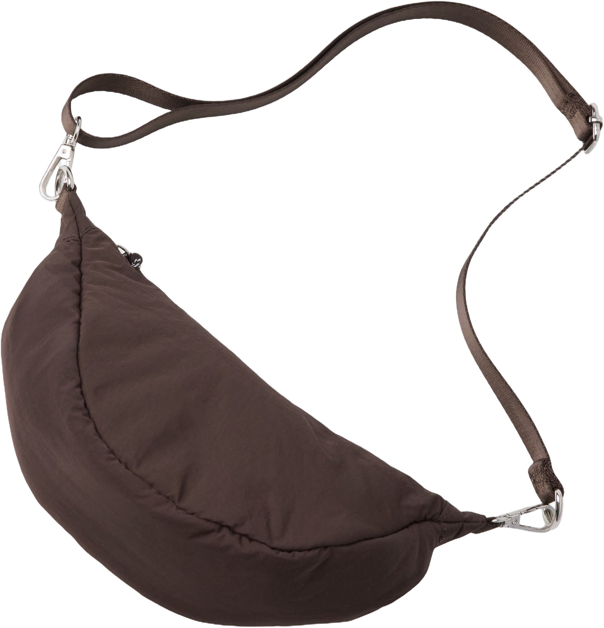 Crossbody bag with zip closure.