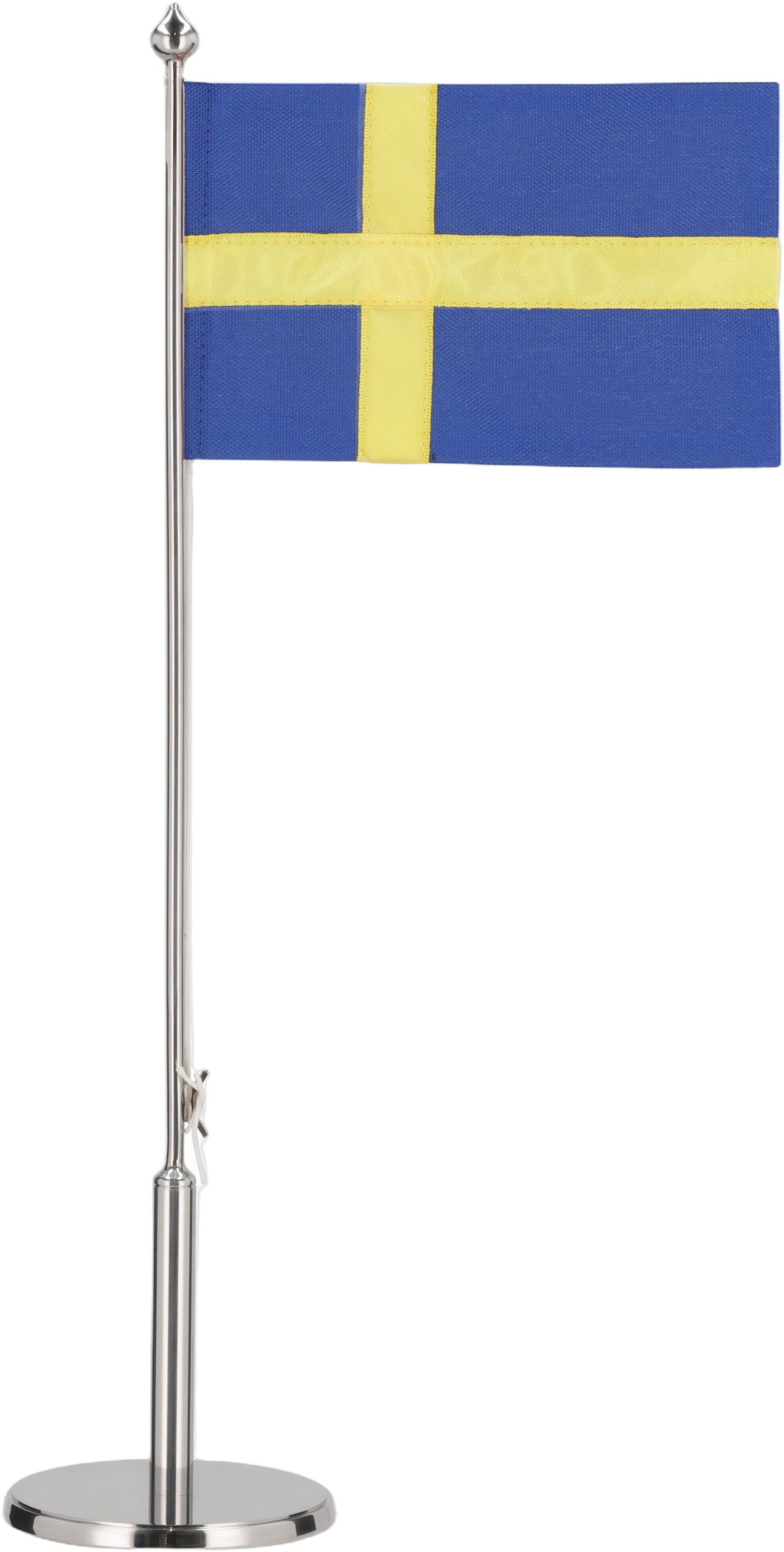 Flaggstang SE 20,5 cm Blankt st&aring;l