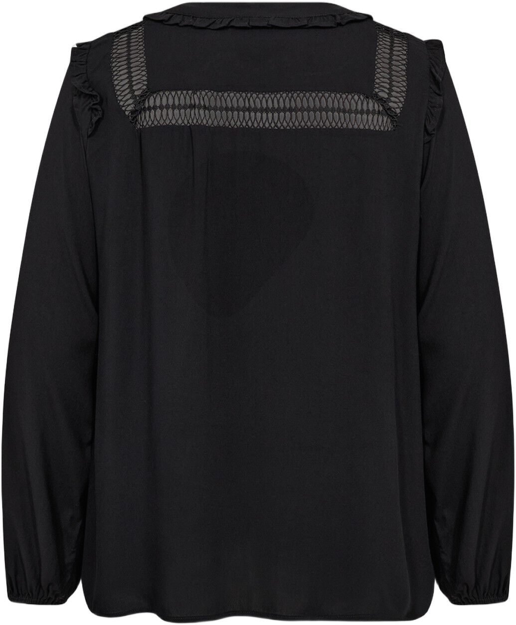 Curvy WA-SIA 33 Bluse Sort