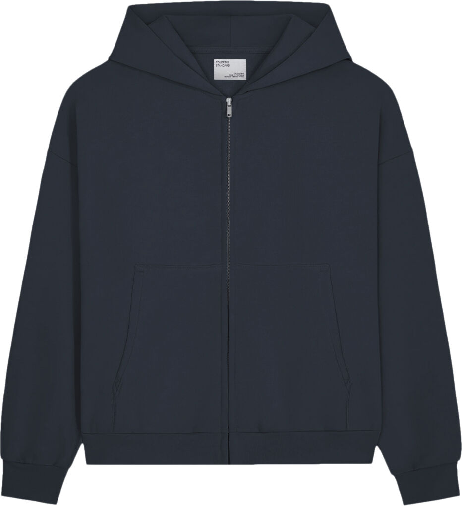 Organic Oversized Zip Hood