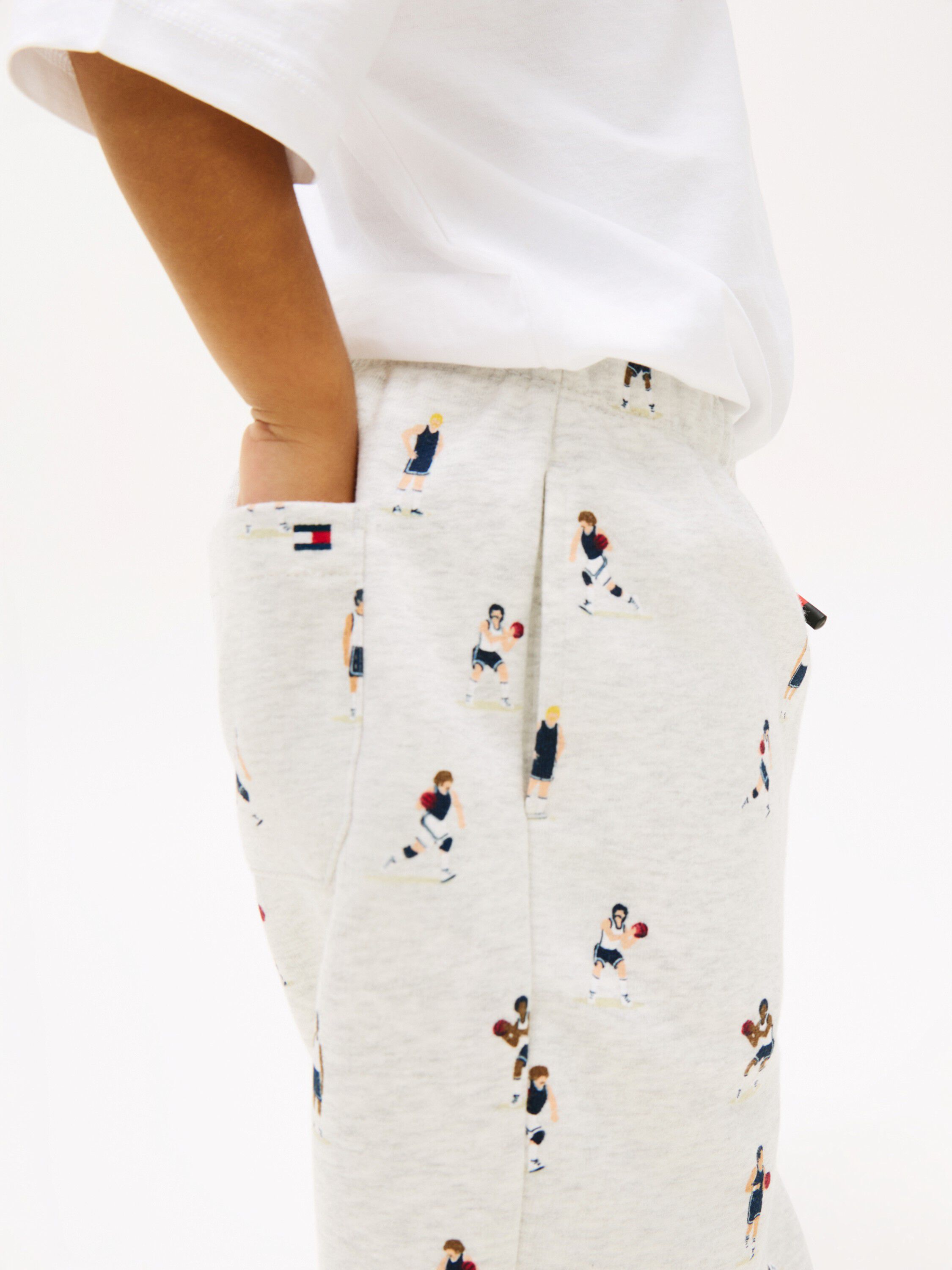 Print Terry Cuffed Joggers