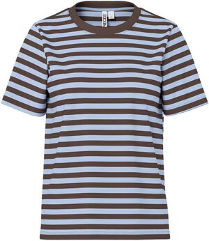 PCRIA SS TEE MULTICOL STRIPES BC