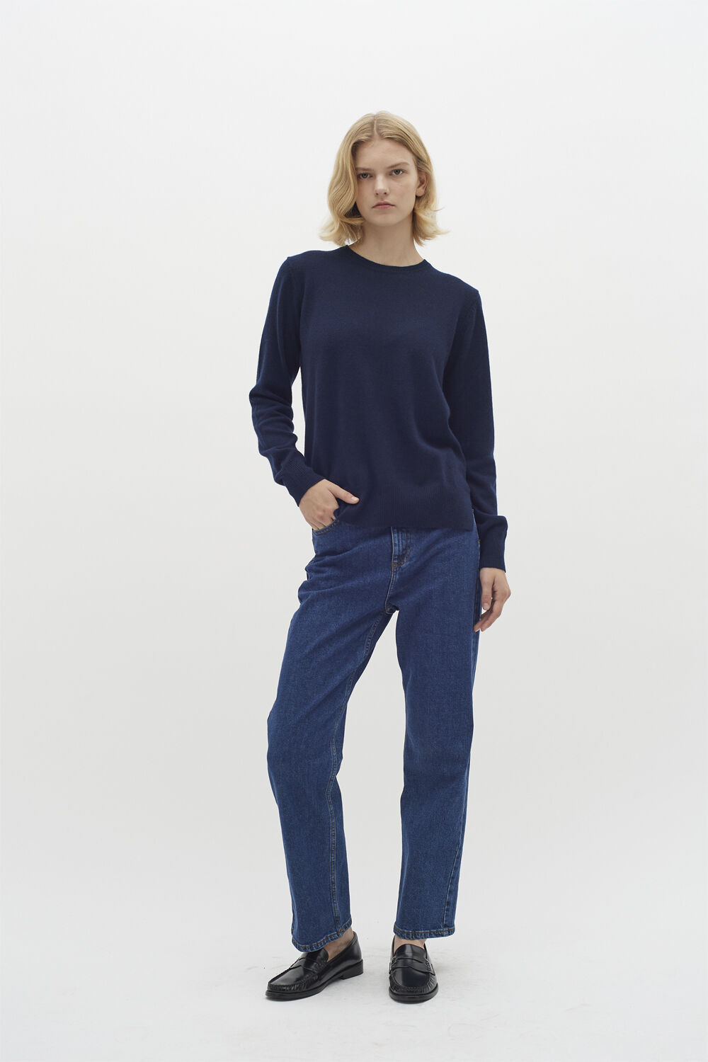 LukkaIW Crew-neck Pullover Premium - 100% Cashmere